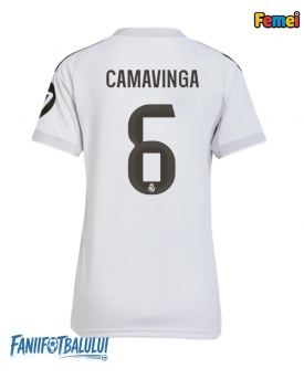 Real Madrid Eduardo Camavinga #6 Tricou Fotbal Replică 2025-26 Femei Acasa